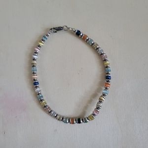 Sterling cat's eye bracelet